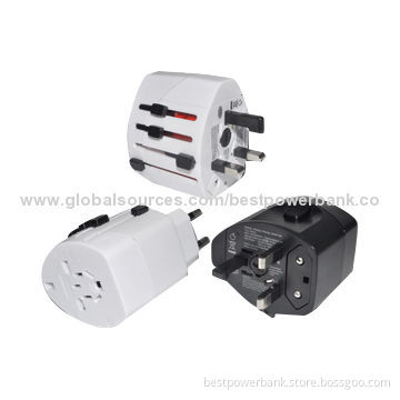 Hot Sell, EU, UK, US, AU Plugs, All-in-One, Worldwide International Travel Adapters with USB Charger